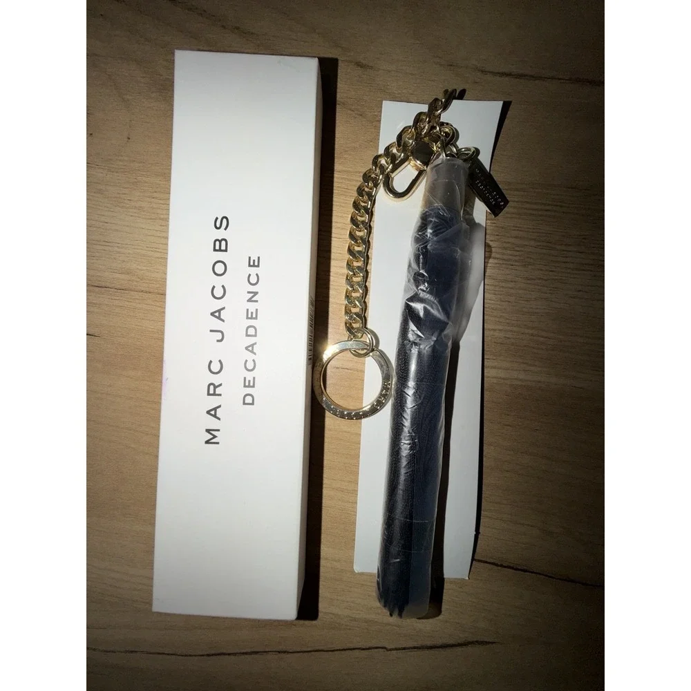 MARC JACOBS DECADENCE Black Tassel Keychain - New Bag Charm